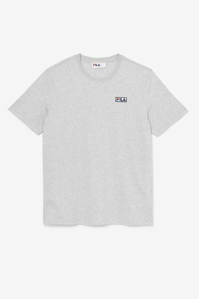 Fila T-Shirt Mens Grey - Skylar - Philippines 1498762-CY